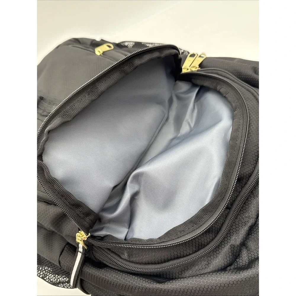 adidas Prime 6 Backpack Black Gold Metallic Honeycomb Ripstop LoadSpring Laptop